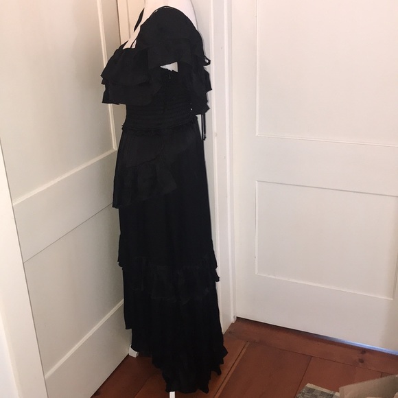 Ulla Johnson cold shoulder ruffle gown - Picture 12 of 14